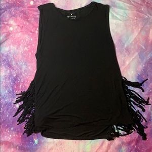 American Eagle Soft and Sexy Fringe Tank Top